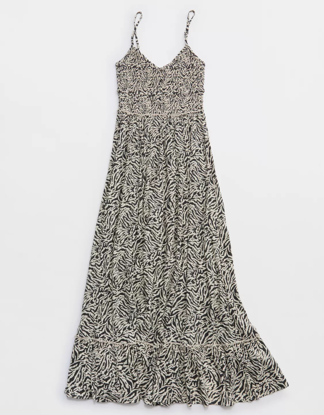 Aerie Button Front Maxi Dress | Aerie