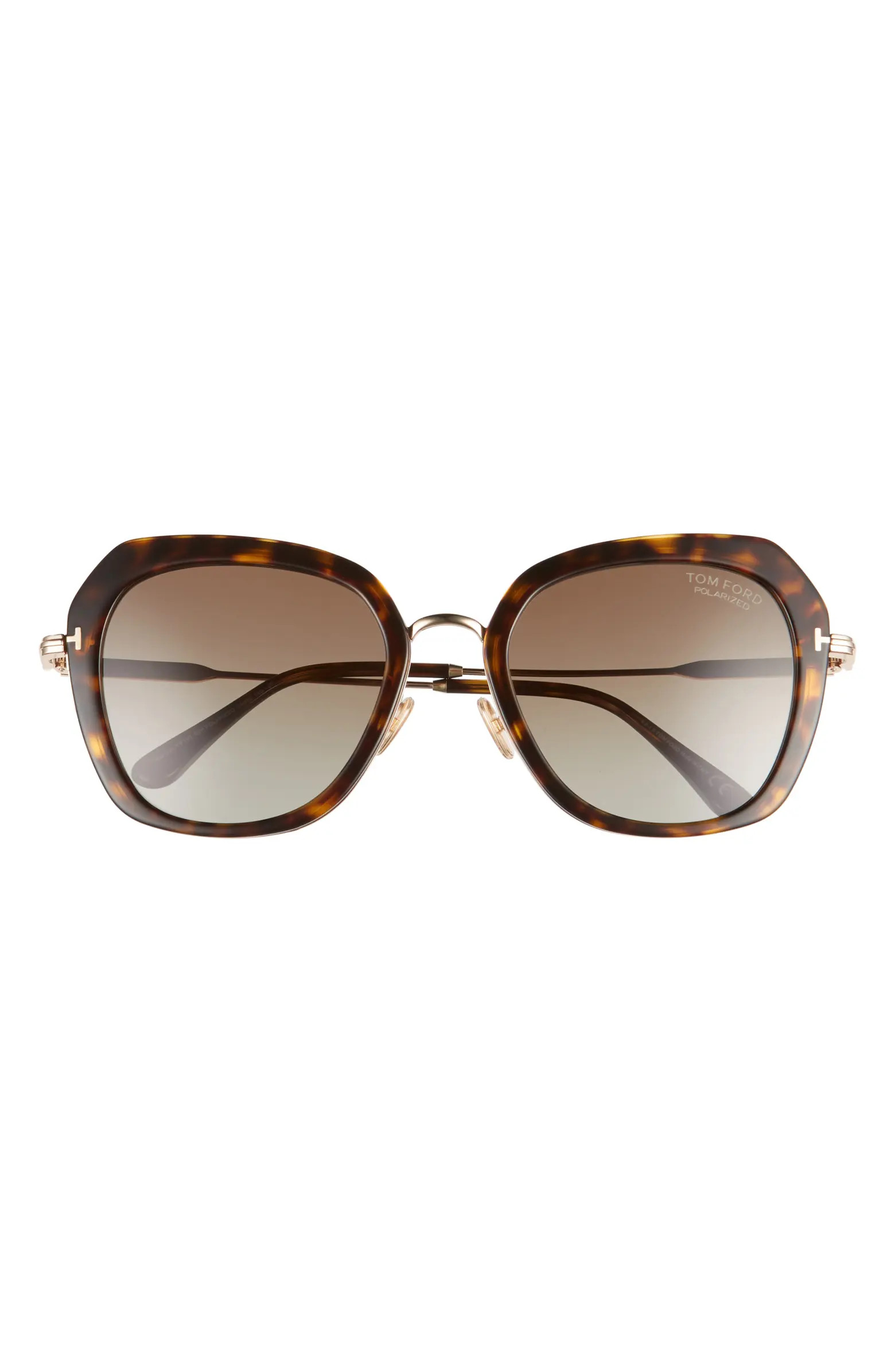 Tom Ford Kenyan 54mm Round Polarized Sunglasses | Nordstrom | Nordstrom