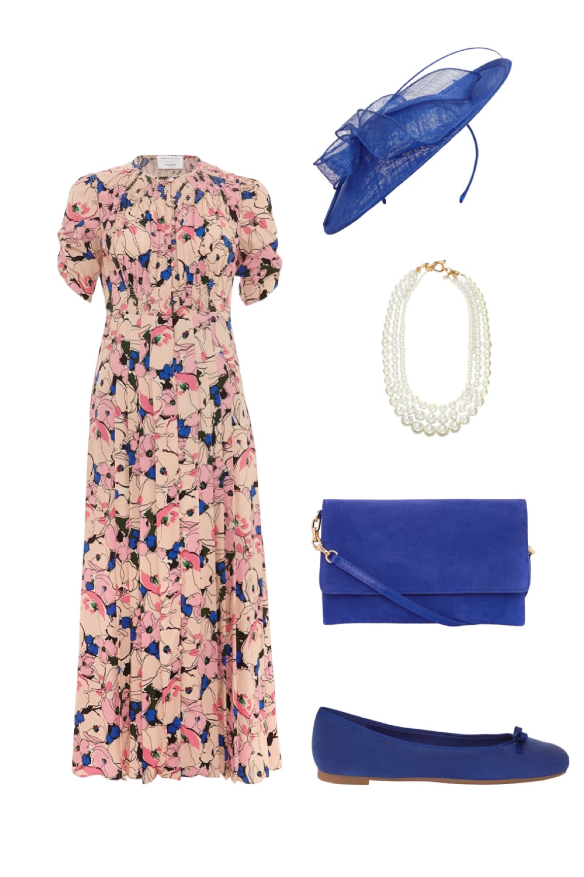 Styling the fabulous Hobbs London Draycote Dress from their Limited Edition Collection - floral fashion at its best. Team with the Monica necklace, Chelsea clutch, Flo ballerinas and Shona Fascinator in cobalt, a charming outfit for a wedding guest or race day lady!

#hobbslondon #summerdress #summeroutfit #eventdress #occasionwear #royalascot #floraldress #mididress

#LTKsummer #LTKuk #LTKeurope