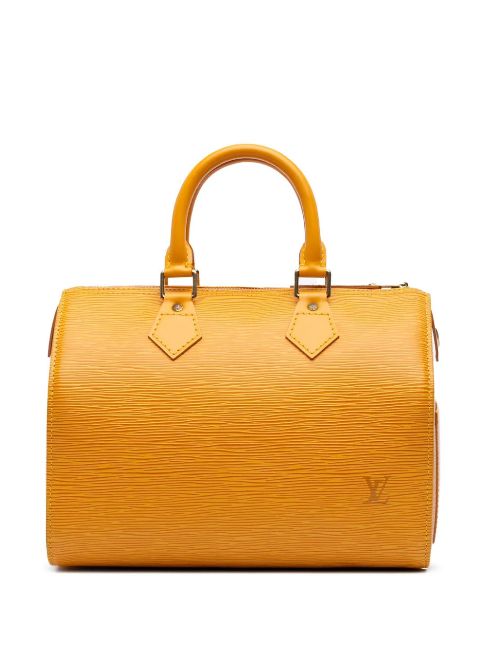 Louis Vuitton Pre-Owned 1996 Epi Speedy 25 boston bag - Yellow | Farfetch Global