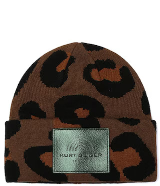 Leopard Cuffed Beanie | Dillard's