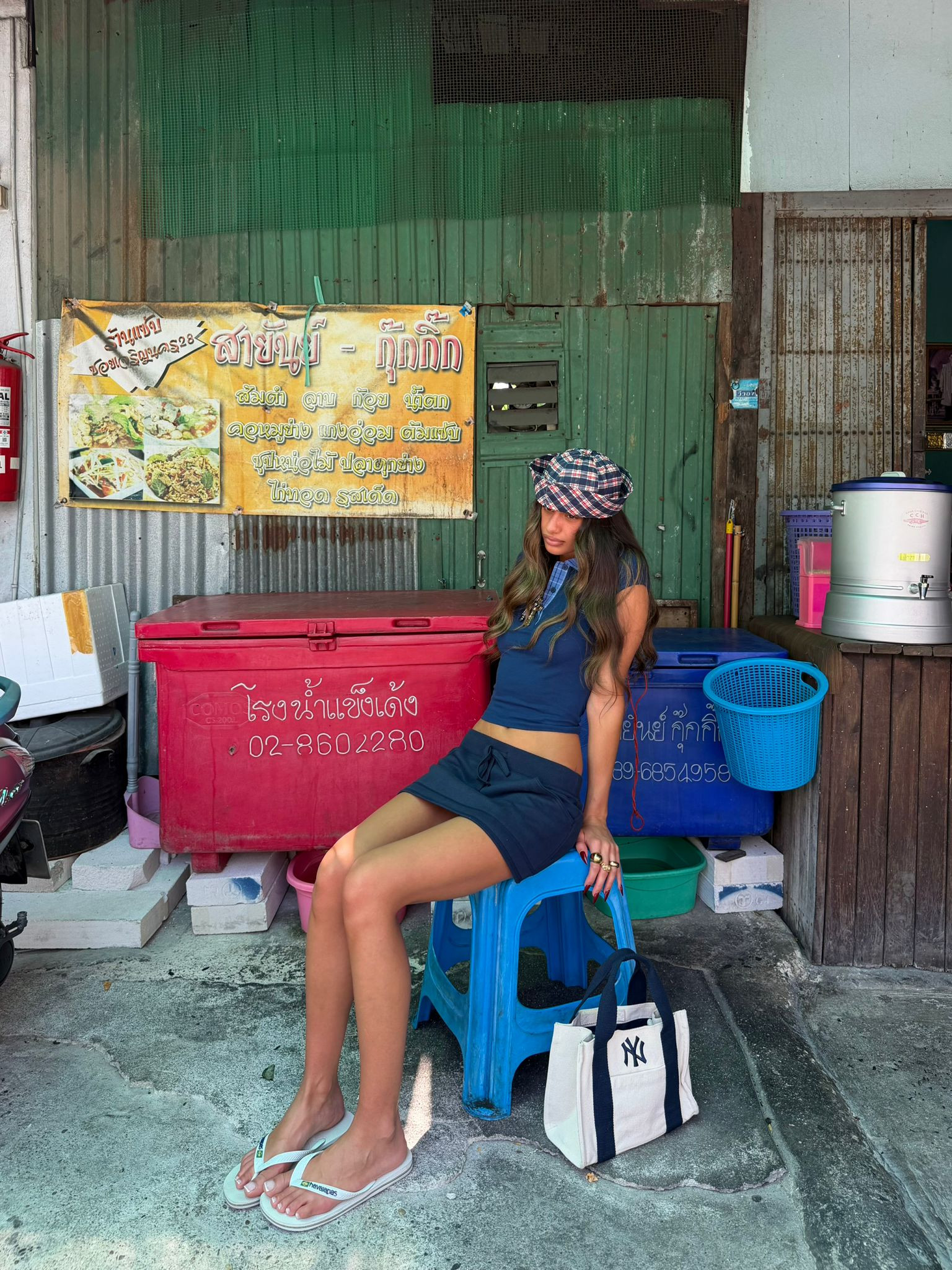 🩵

Mini skirt, flip flops, holiday outfit, summer outfit, navy co-ord set, navy crop top, navy mini skirt, matching two piece set, summer co-ord outfit, casual summer outfit, hot weather outfit, city break outfit, vacation street style, blue aesthetic outfit, sporty look, weekend casual look, minimal summer style, low rise mini skirt, flip flops, Gen Z summer style, cool girl summer, off-duty model look, canvas tote bag, NY Yankees tote bag, holiday outfit ideas 

 #LTKuk #LTKspring #LTKsummer