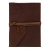 Click for more info about Rich Leather Wrap Journal Dark Brown