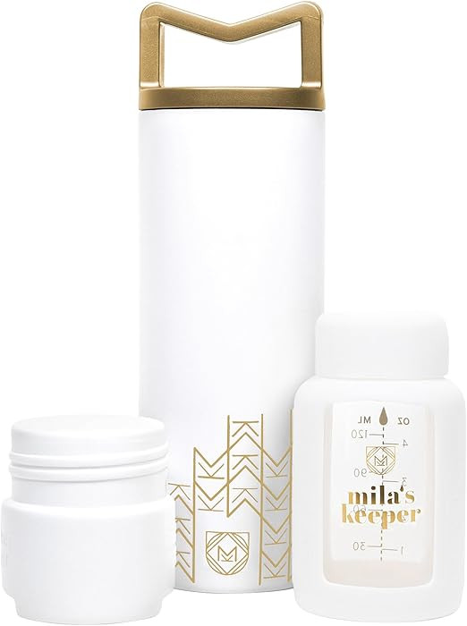Mila's Keeper Portable Insulated Breast Milk Cooler Set | 20 Hr Storage | Cooler, Breast Milk Sto... | Amazon (US)