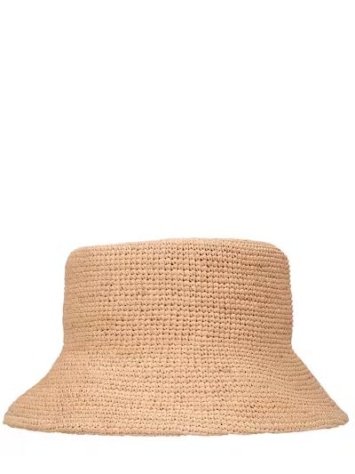 Inca straw raffia bucket hat | Luisaviaroma