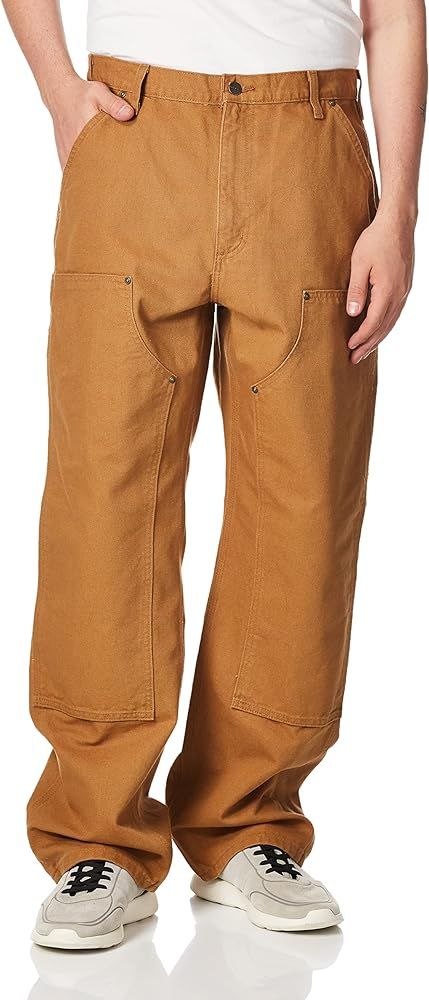 Carhartt Men's Loose Fit Washed Duck Double-Front Utility Work Pant | Amazon (US)