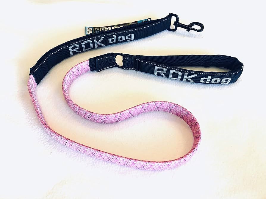 ROK Stretch Leashes Pink Reflective for 60lbs-100lbs | Amazon (US)