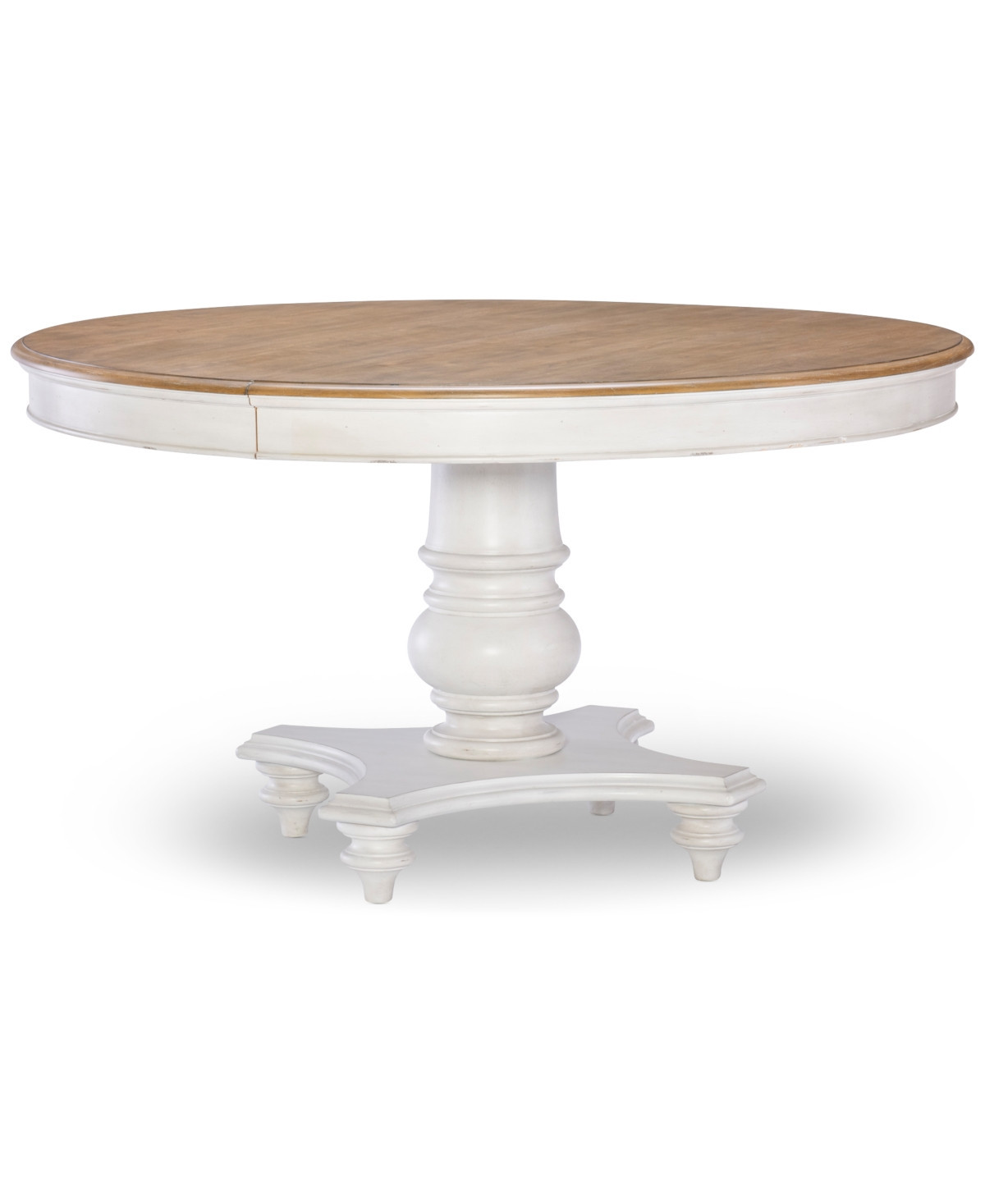 Mandeville Round Dining Table - White | Macy's