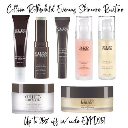Rounded up the products i use for my evening skincare routine!

get up to 25% off your order with code END25!

Colleen Rothschild, skincare, beauty must haves, beauty favorites, must have beauty


#LTKbeauty #LTKsalealert #LTKunder100