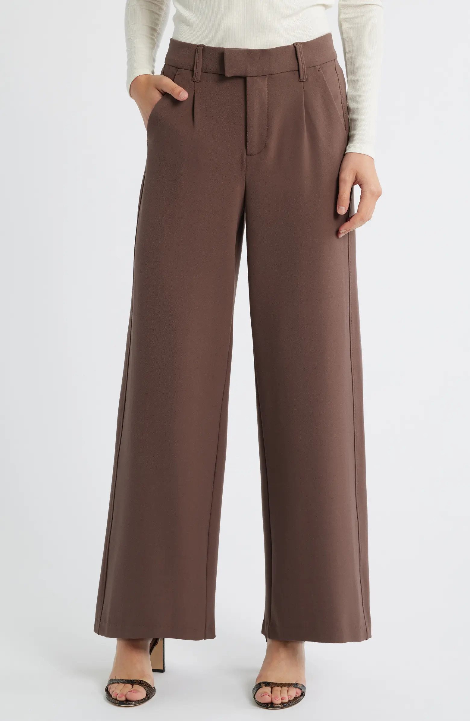 'Ab'Solution Skyrise Wide Leg Pants | Nordstrom
