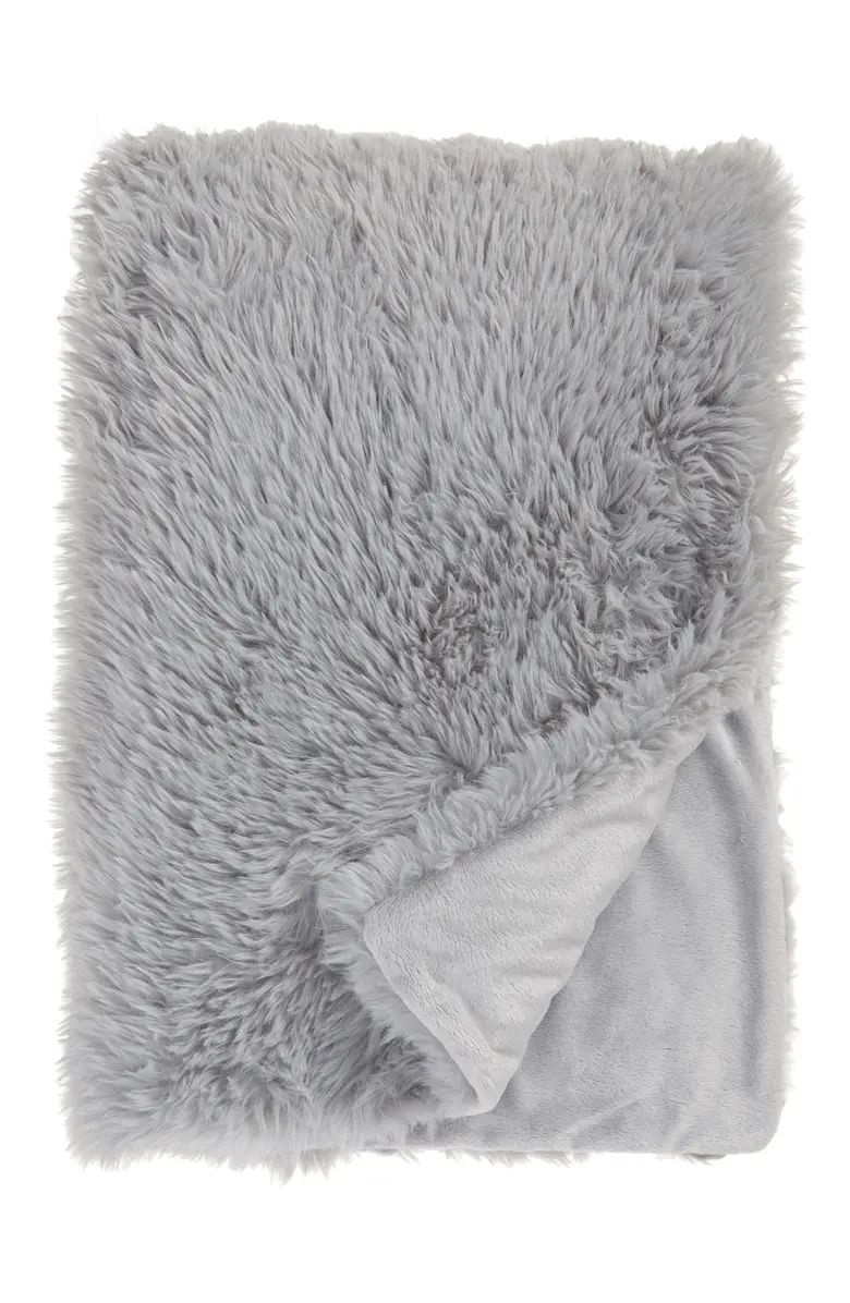 Shaggy Faux Fur Throw Blanket | Nordstrom