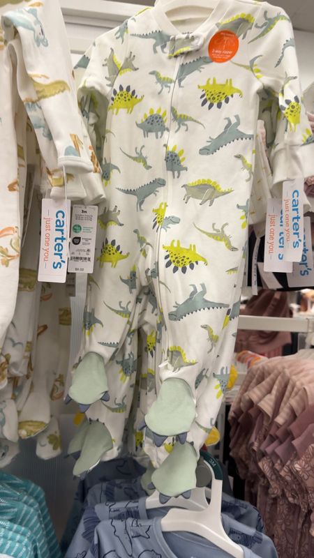Adorable, soft footed Carter’s pajamas at Target newborn - 9M 

#LTKbaby #LTKsalealert