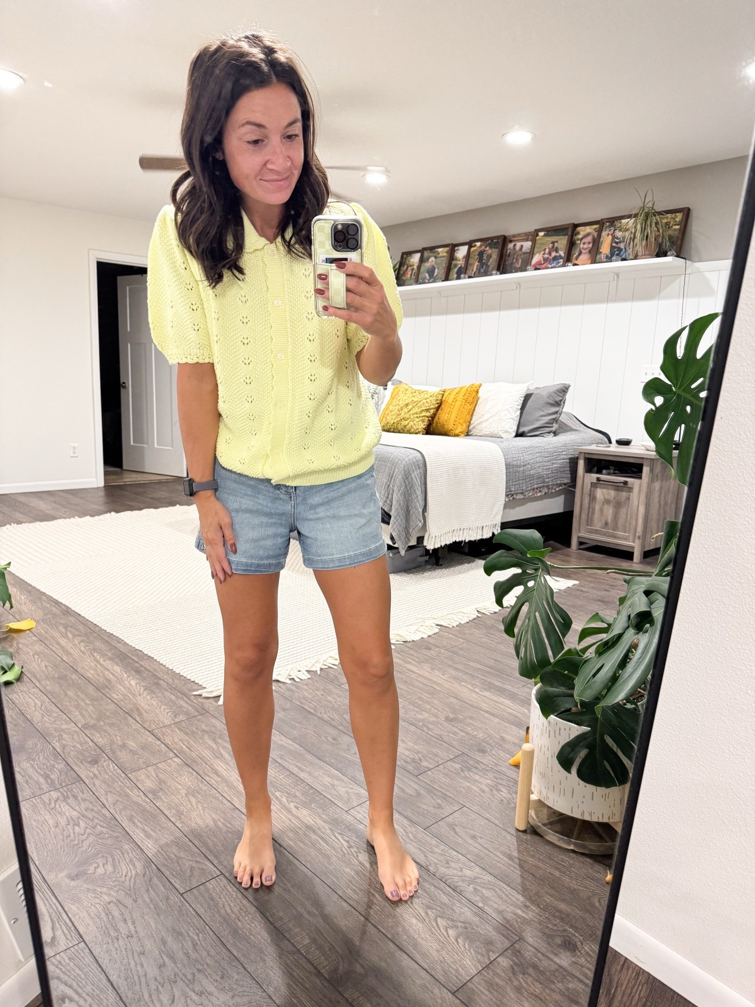 When I should have wore sweats and my hair up today, because it was a late night yesterday. 

Shirt: small
Shorts: 4

#LTKootd #LTKmomlife #LTKU