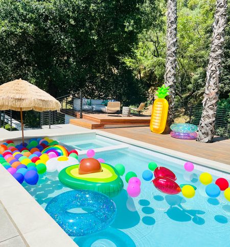 Suns out - perfect excuse for a pool party 🍒 🥑 🍉 🌈 💦

#LTKswim #LTKfamily #LTKSeasonal