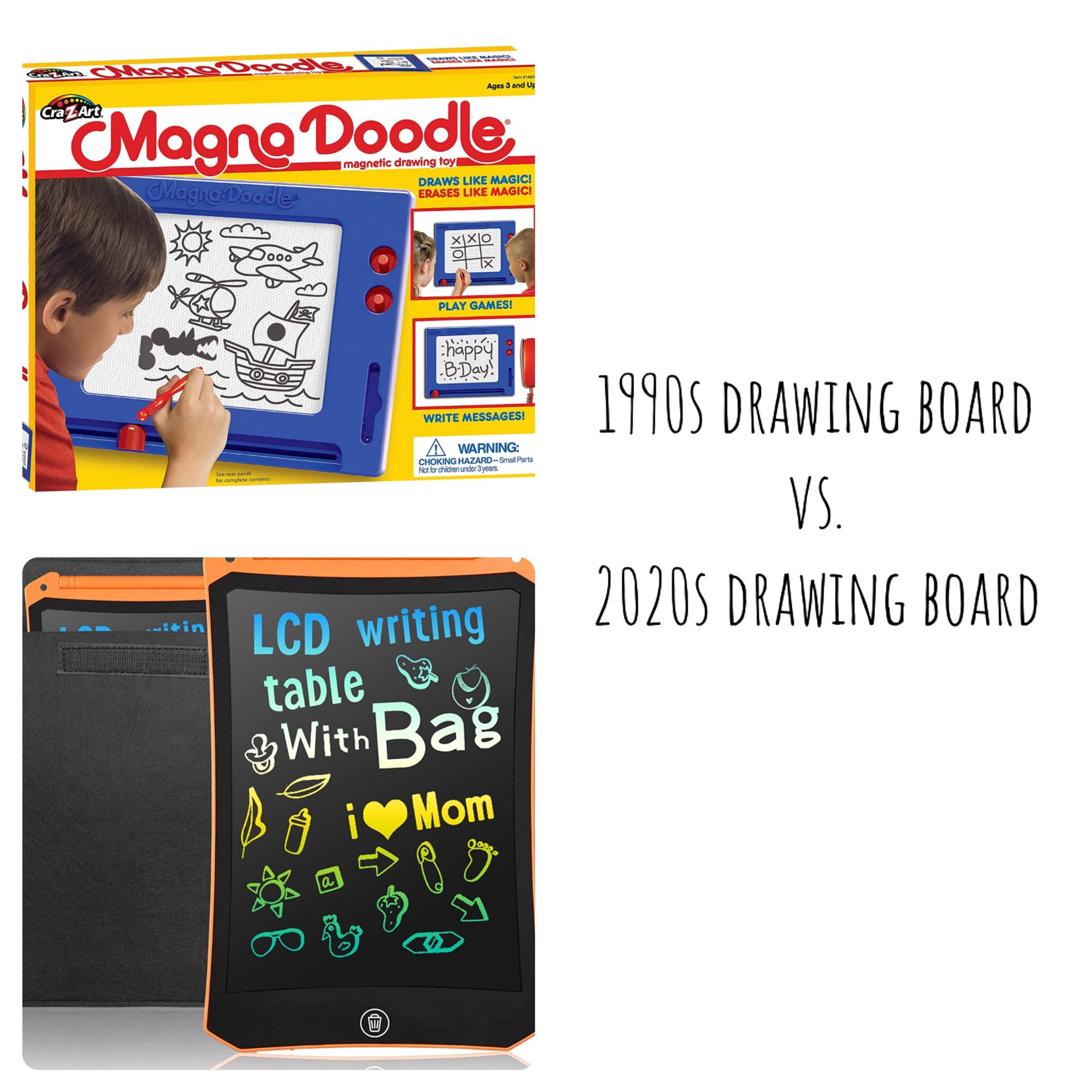Our doodle boards have made quite the leap over the last 20 years! #travel #toys #messfree 

#LTKHoliday #LTKkids #LTKtravel