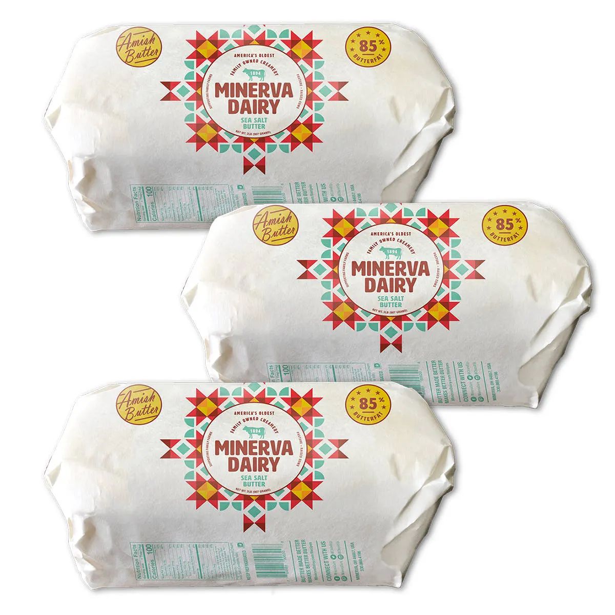 The Original - Amish Roll Butter 6 lbs. by Minerva Dairy | Goldbelly | Goldbelly