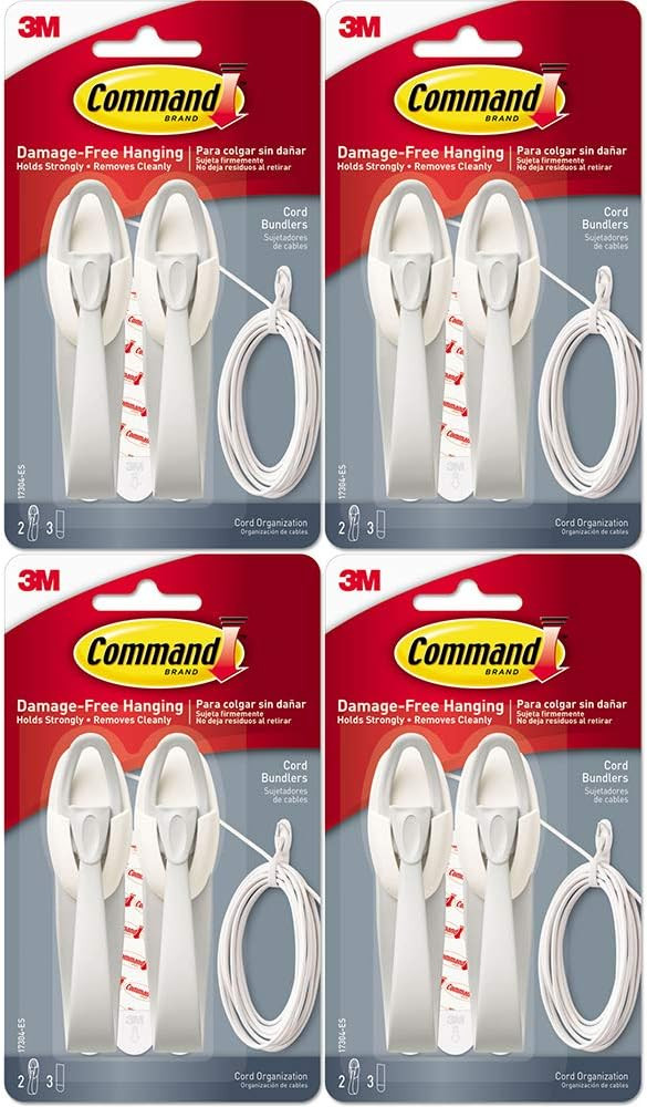 3M 17304 Command Cord Bundlers 4 Pack (8 Bundlers) | Amazon (US)
