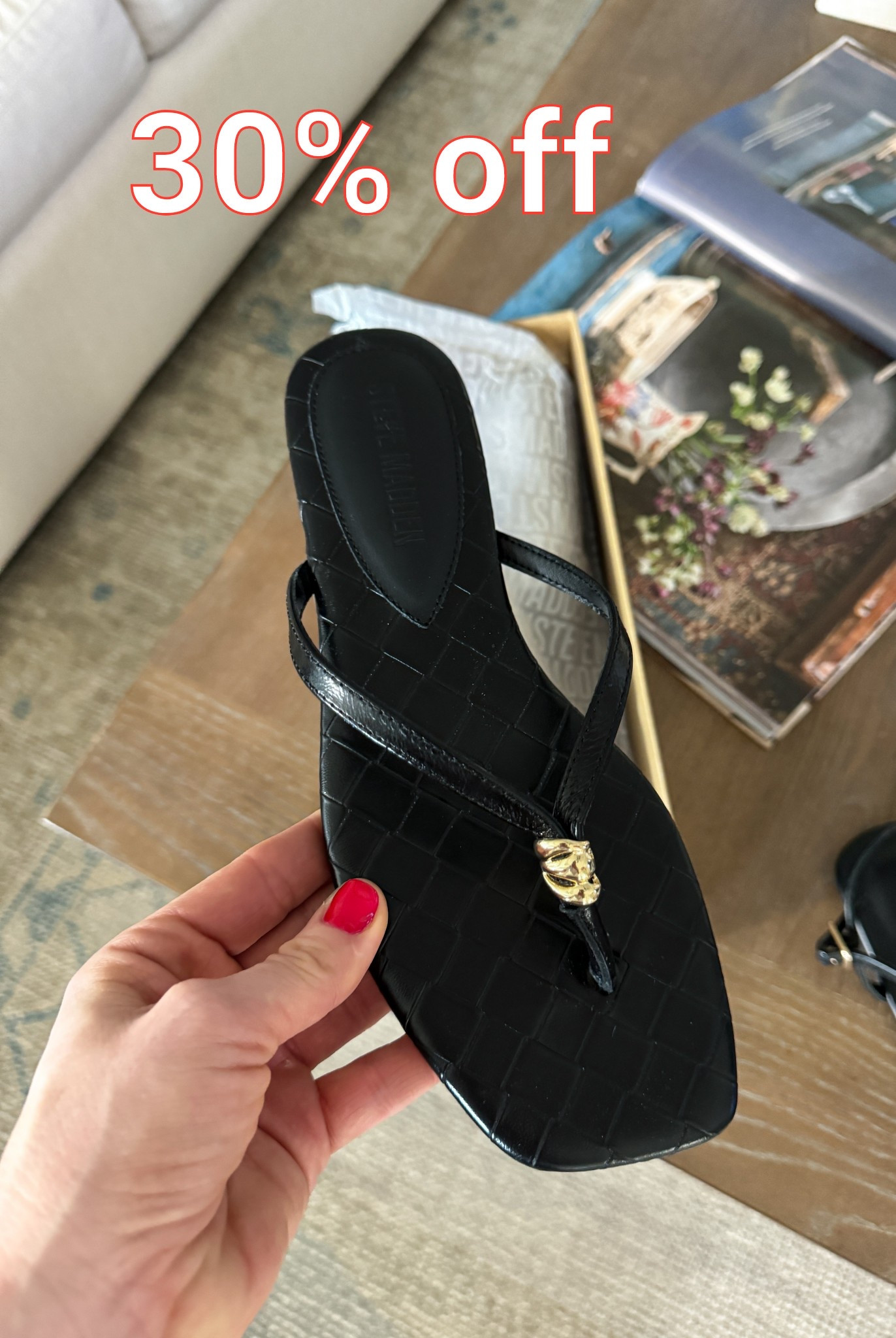These black sandals go with so many outfits and they are 30% off for SM Members! Sign in to your account for the discount 

#LTKFindsUnder100 #LTKSaleAlert #LTKShoeCrush