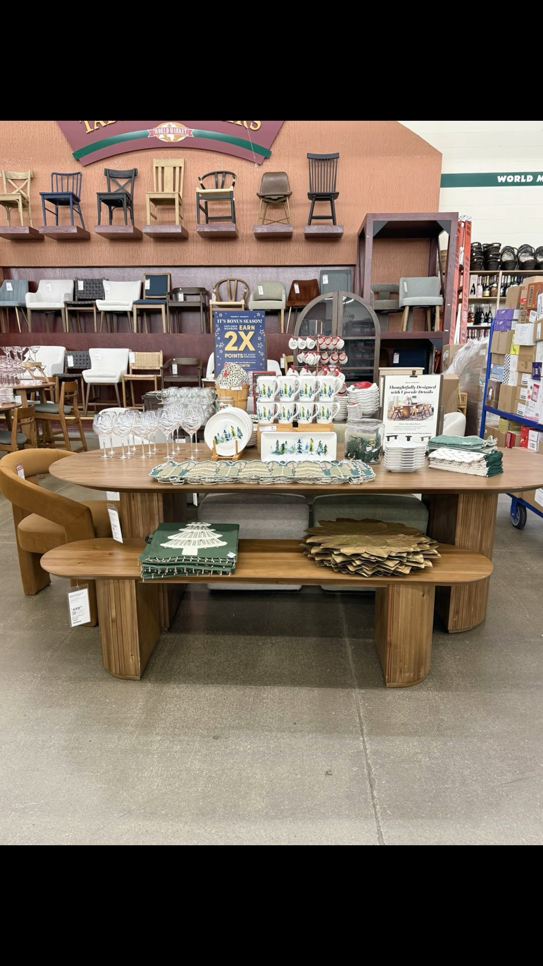 Transform your dining room with the Russo Oval Fluted Dining Table & Bench Collection from World Market 😍 — a modern classic with stunning texture and warmth. 🤎 The fluted pedestal base, elongated oval top, and rich chestnut finish create a sculptural, inviting centerpiece designed for real-life moments. With room for up to 8, it’s the perfect table for hosting, celebrating, and gathering all season long! 🥂🍽️🎄 Crafted with quality materials and thoughtful detail, it adds depth, warmth, and style to any dining room! ✨#DiningRoomInspo #WorldMarket #DiningTable

#LTKGiftGuide #LTKHoliday #LTKHome