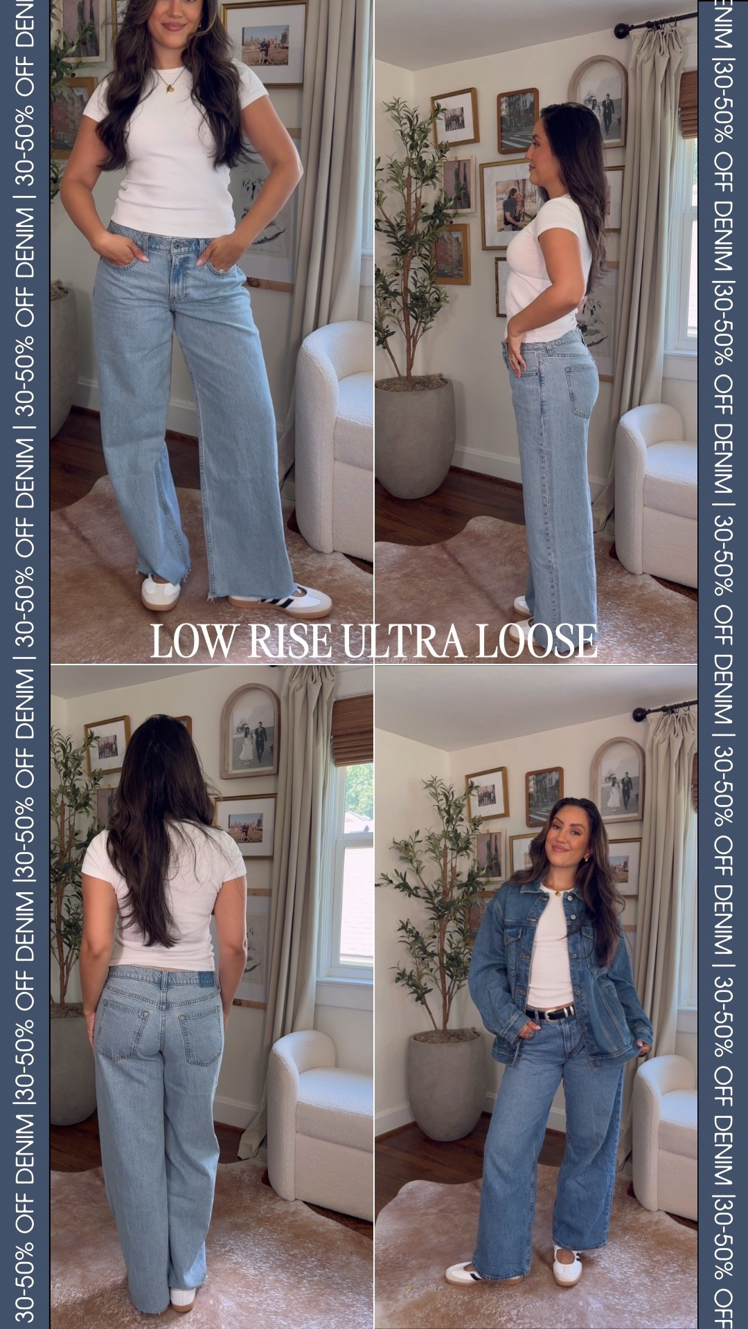 Low rise ultra loose jean! I’m size 27 short

Use code “DENIMAF” for extra 15% off!