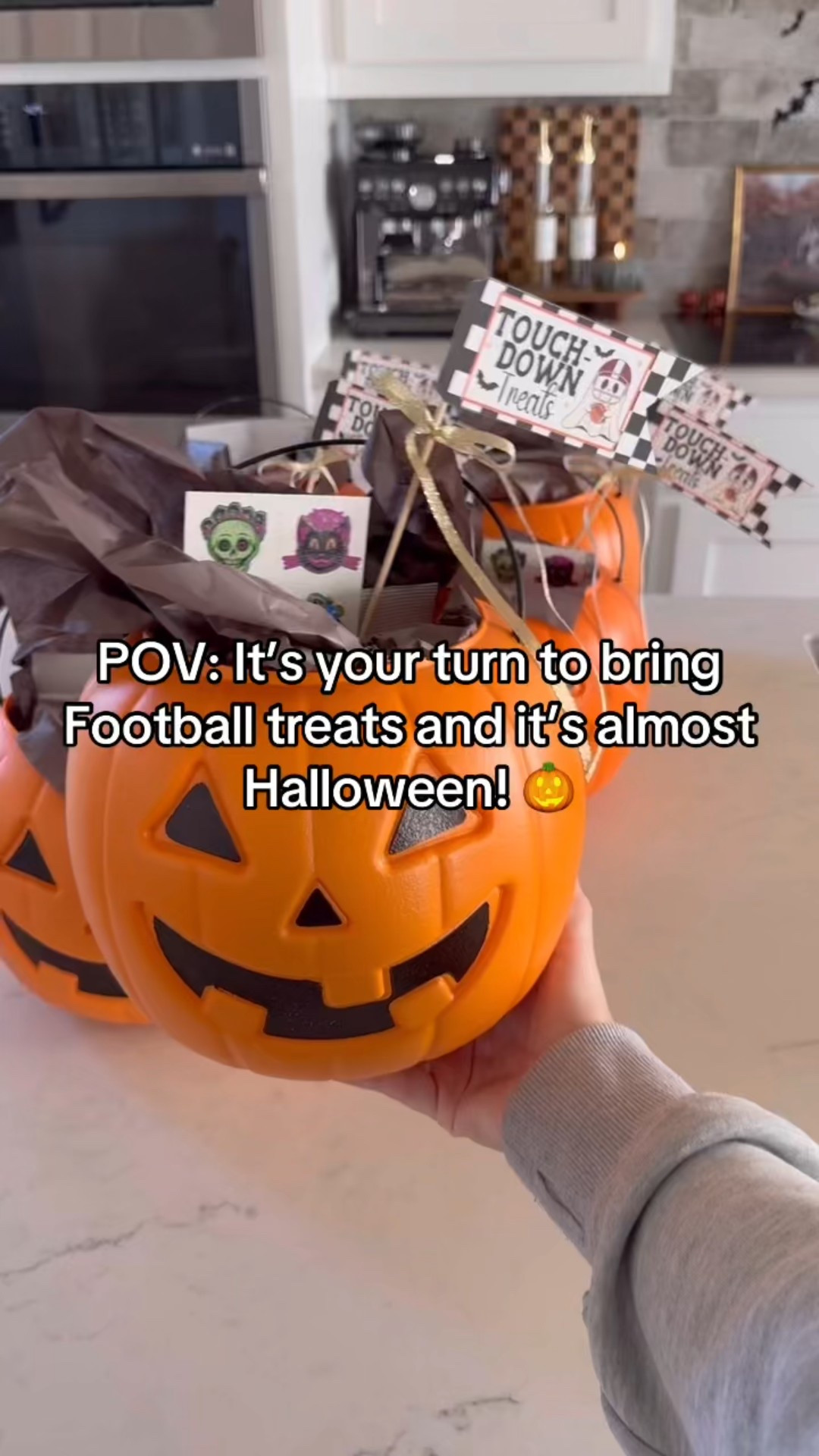 POV: It’s your turn to bring Football snacks and it’s almost Halloween! 🎃👻 Comment “Trick or Treat” and I’ll send you everything I used to make these! #football #footballsnacks #sportssnacks 

#LTKFamily #LTKSeasonal #LTKHalloween