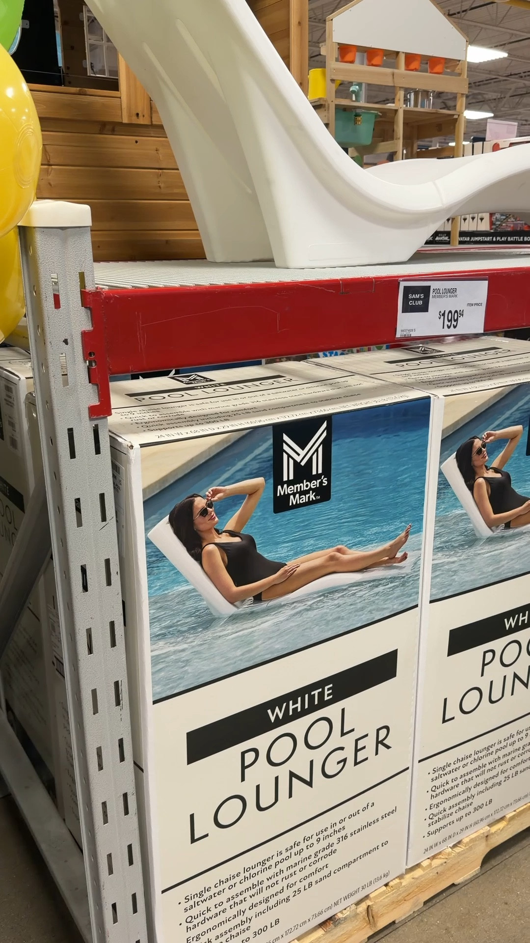 Sun Deck Pool Lounger! I can’t believe this price 🤯