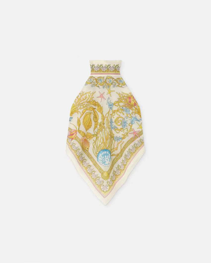 Underwater Barocco Cover-Up Foulard Top | Versace (US)