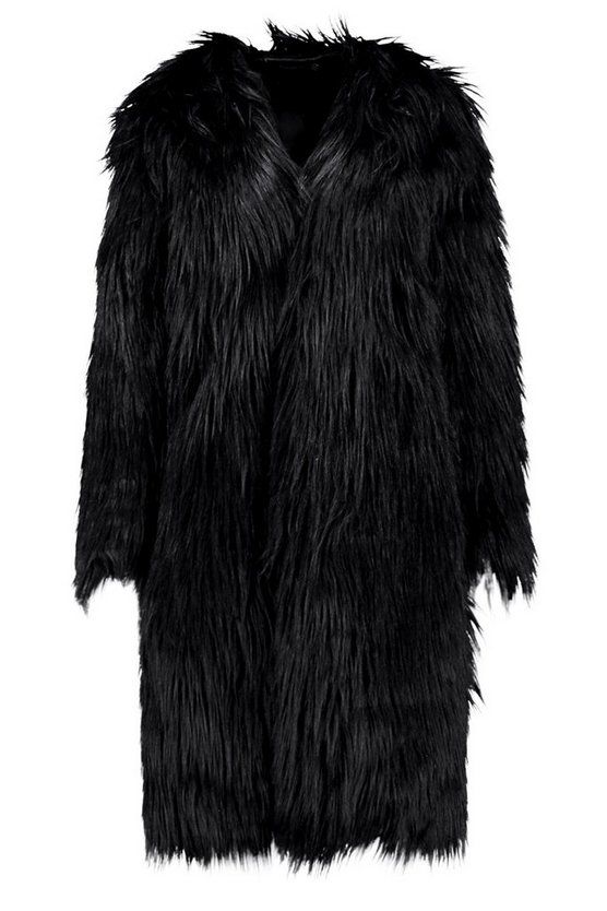 Shaggy Faux Fur Coat | Boohoo.com (US & CA)