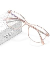 Madison Avenue Women Blue Light Glasses,Oversize Blue Light Blocker for Women, Anti Eyestrain & U... | Amazon (US)