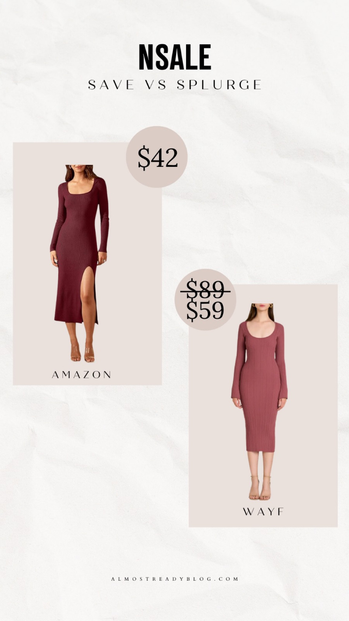 Amazon look for leess, nsale, long sleeve dress, knit dress 

#LTKSaleAlert #LTKxNSale