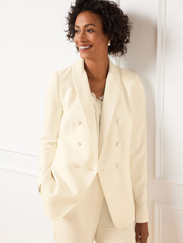 Stretch Crepe Blazer | Talbots