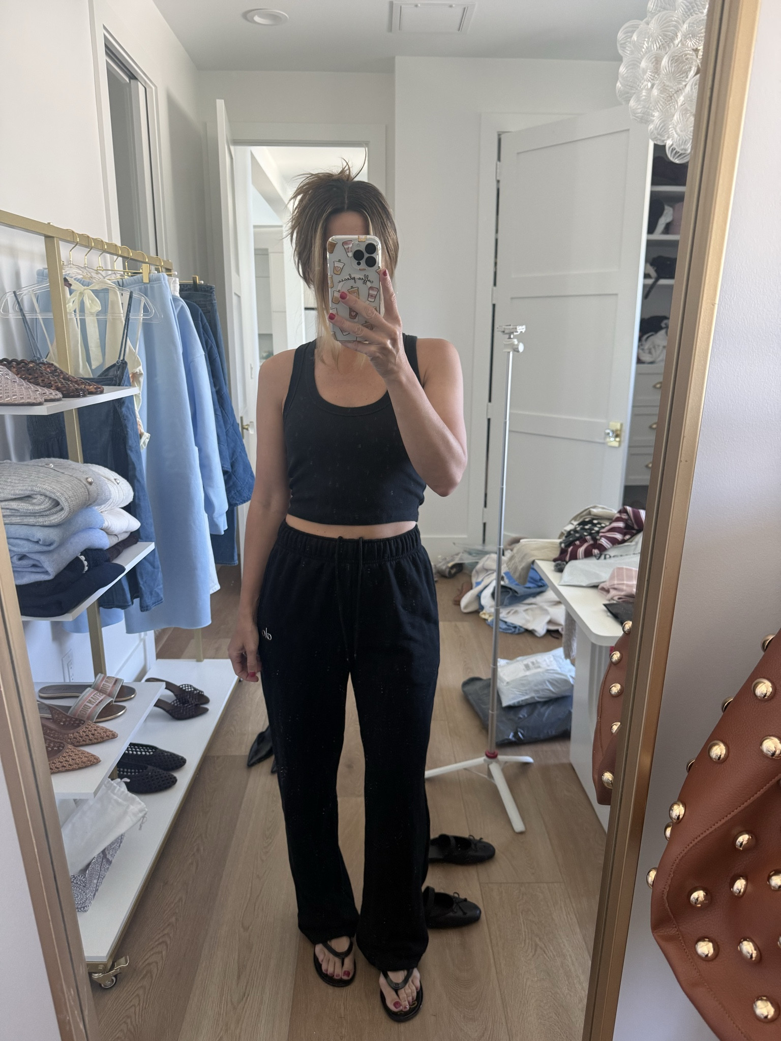 Hair day
Tank small
Sweatpants xs 

#LTKootd