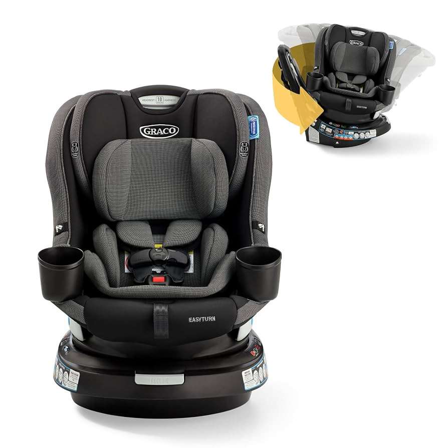 Graco EasyTurn 360 2-in-1 Convertible Car Seat, 360 Degree Rotating Infant to Toddler Rotating Ca... | Amazon (US)