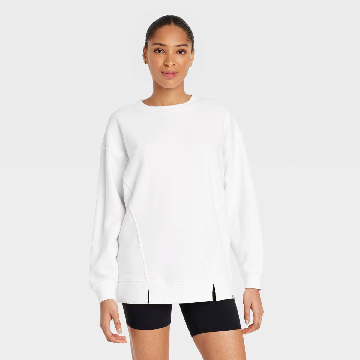Women's Graphic French Terry Oversized Crewneck Sweatshirt - JoyLab™ | Target