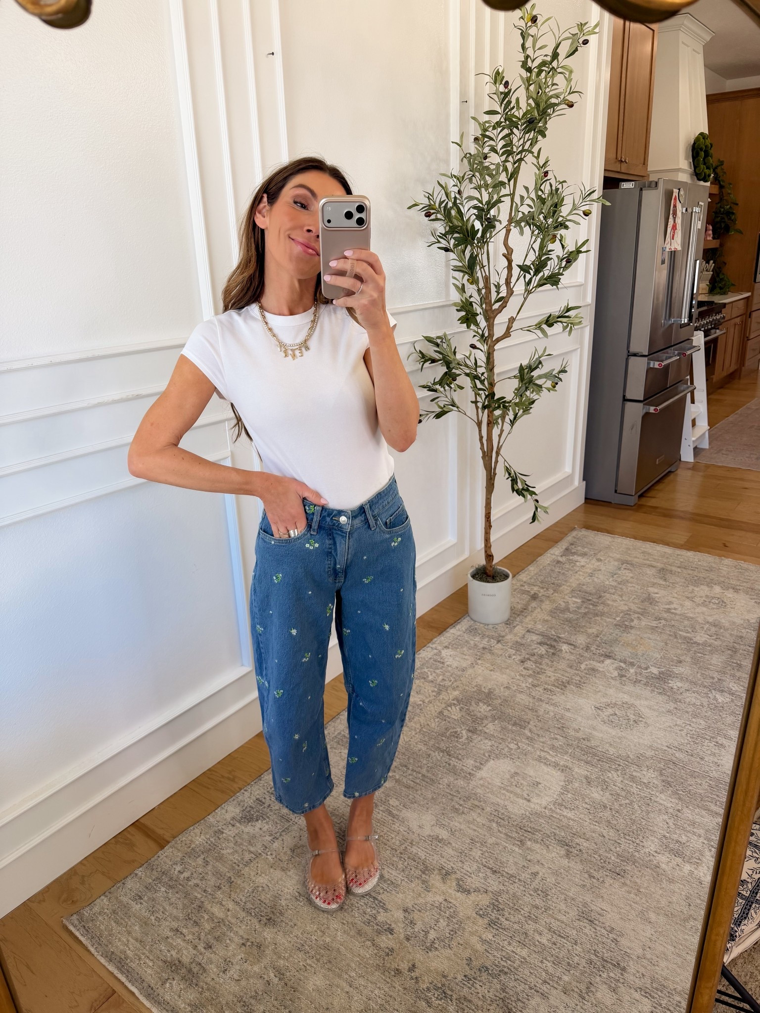 Can you even handle how cute these jeans are?! And the tee is under $10!

#LTKWalmart #LTKSpring #LTKNewarrivals 

#LTKootd