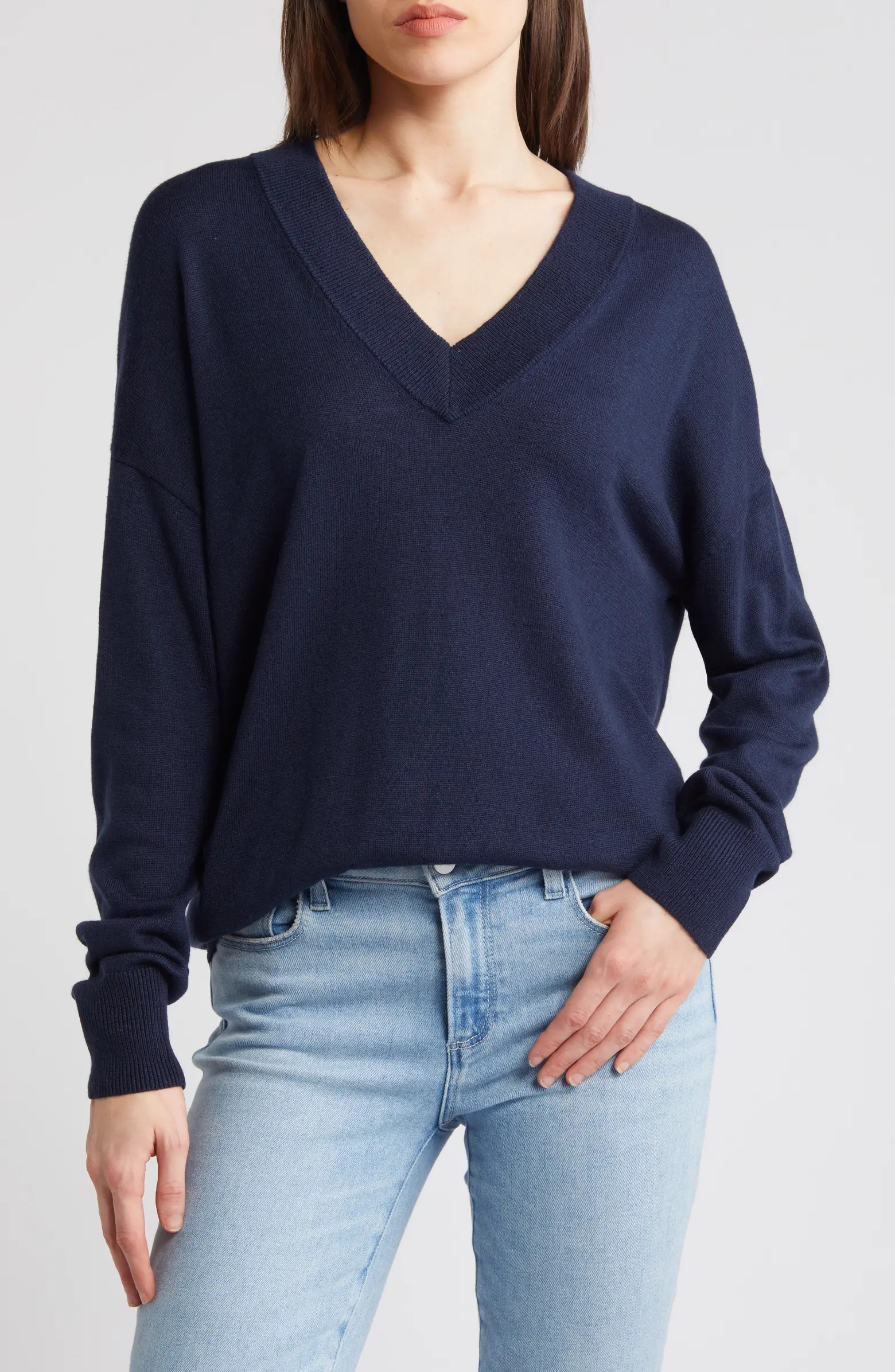 Treasure & Bond Relaxed V-Neck Sweater | Nordstrom | Nordstrom