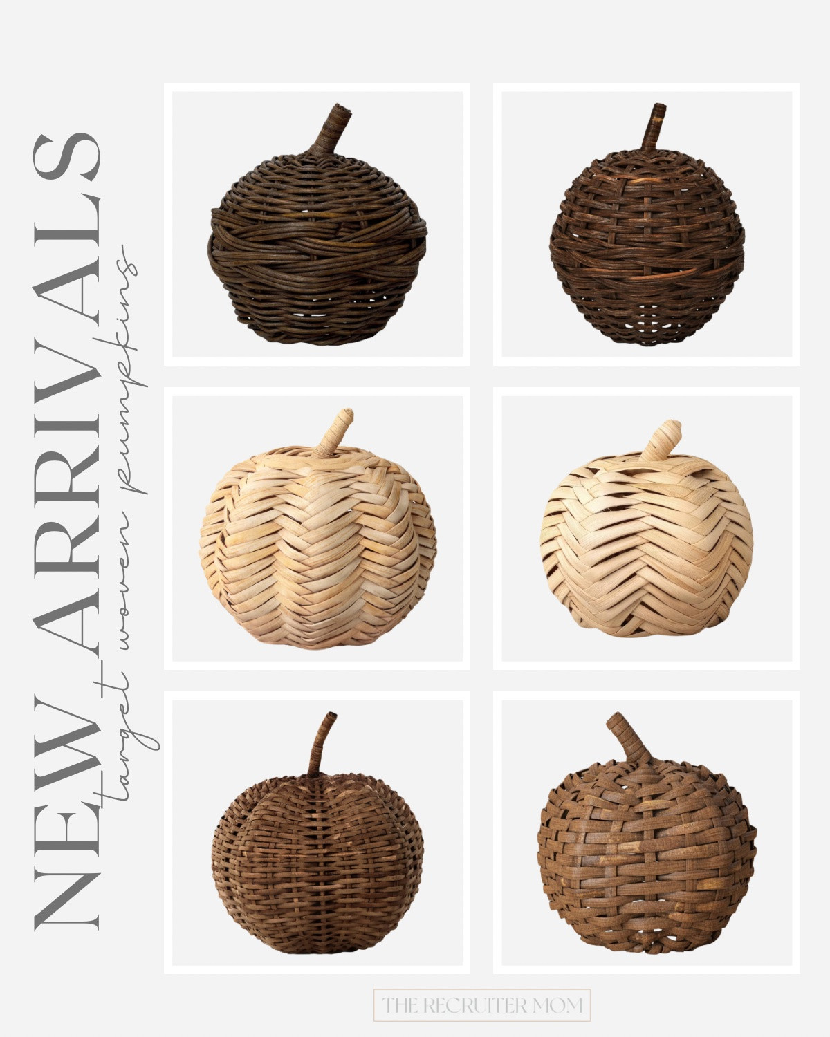 The woven pumpkins that make fall decorating so easy. 🤎 These Target new arrivals bring instant cozy texture to a mantel, a shelf, or the center of your table.

#LTKdayinmylife #LTKSeasonal #LTKHome