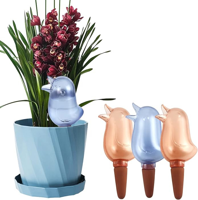 4 Pack Self Watering Spikes, Indoor Plant Watering Globes, Bird Shape Automatic Irrigation Spikes... | Amazon (US)