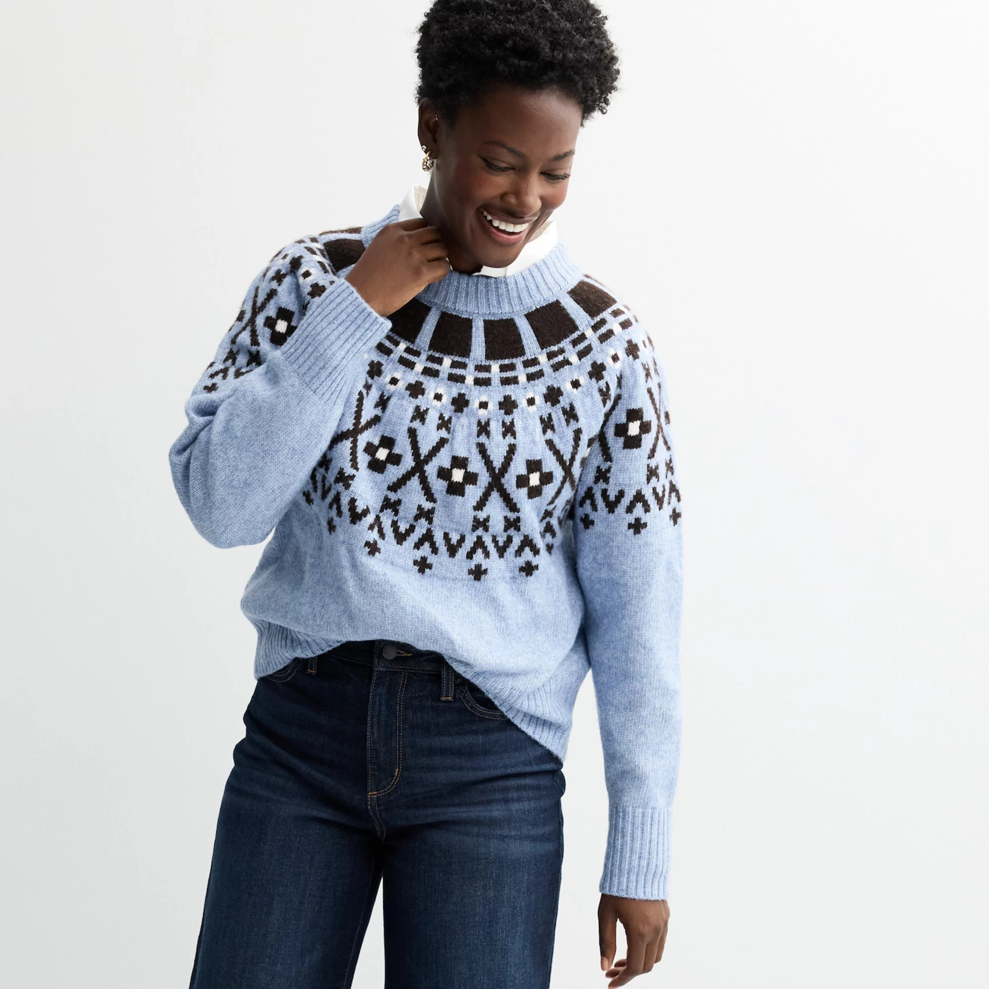 Women's Sonoma Goods For Life® Cozy Heritage Fair Isle Sweater | Kohl's
