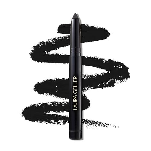 LAURA GELLER NEW YORK Kajal Longwear Kohl Eyeliner Pencil with Caffeine, Smooth & Blendable Makeup, Deep Black | Amazon (US)
