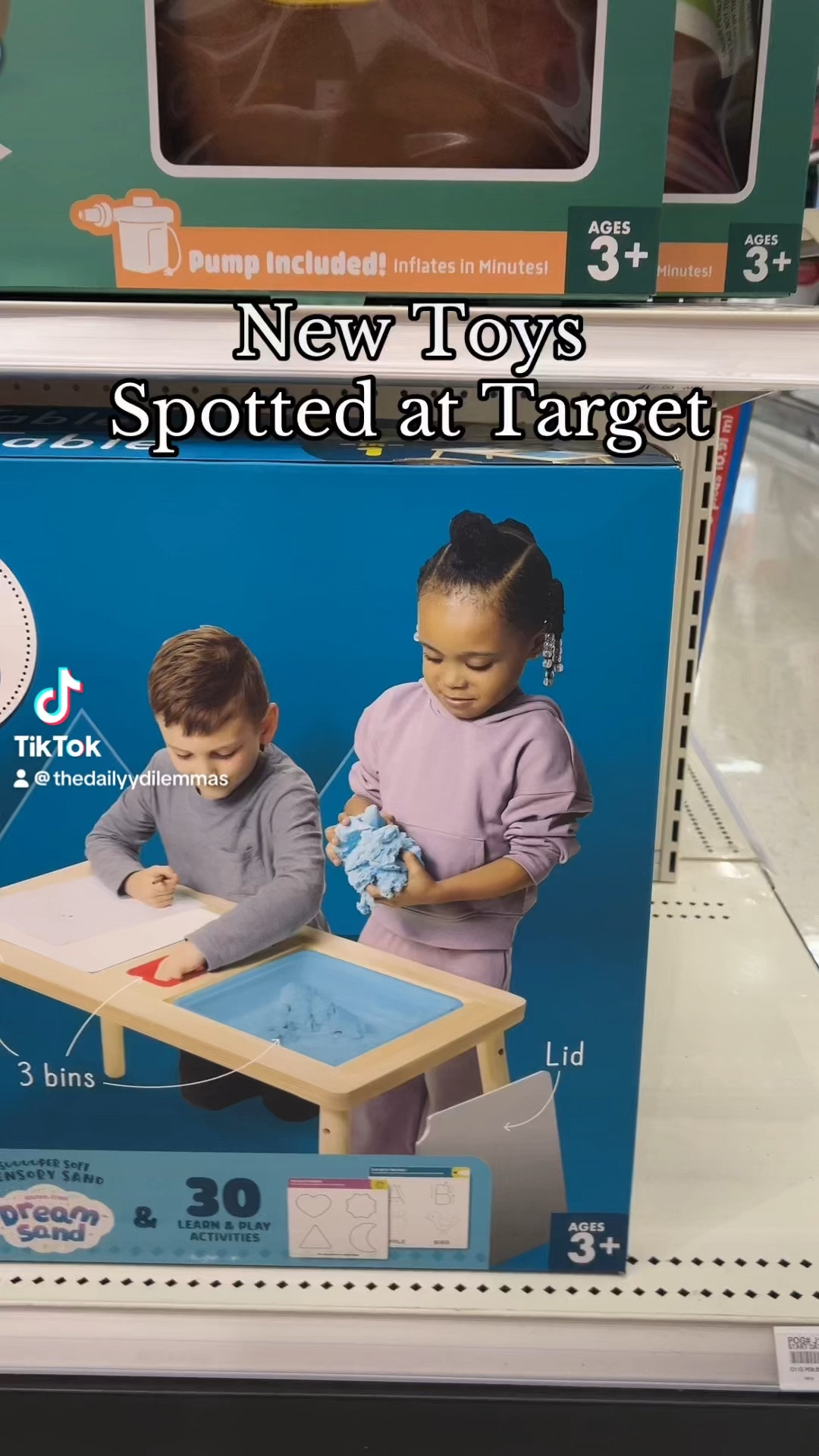 Ikea sensory table dupe at Target! Comes with the bins, 2lbs of play sand and some activity cards. 

#LTKKids