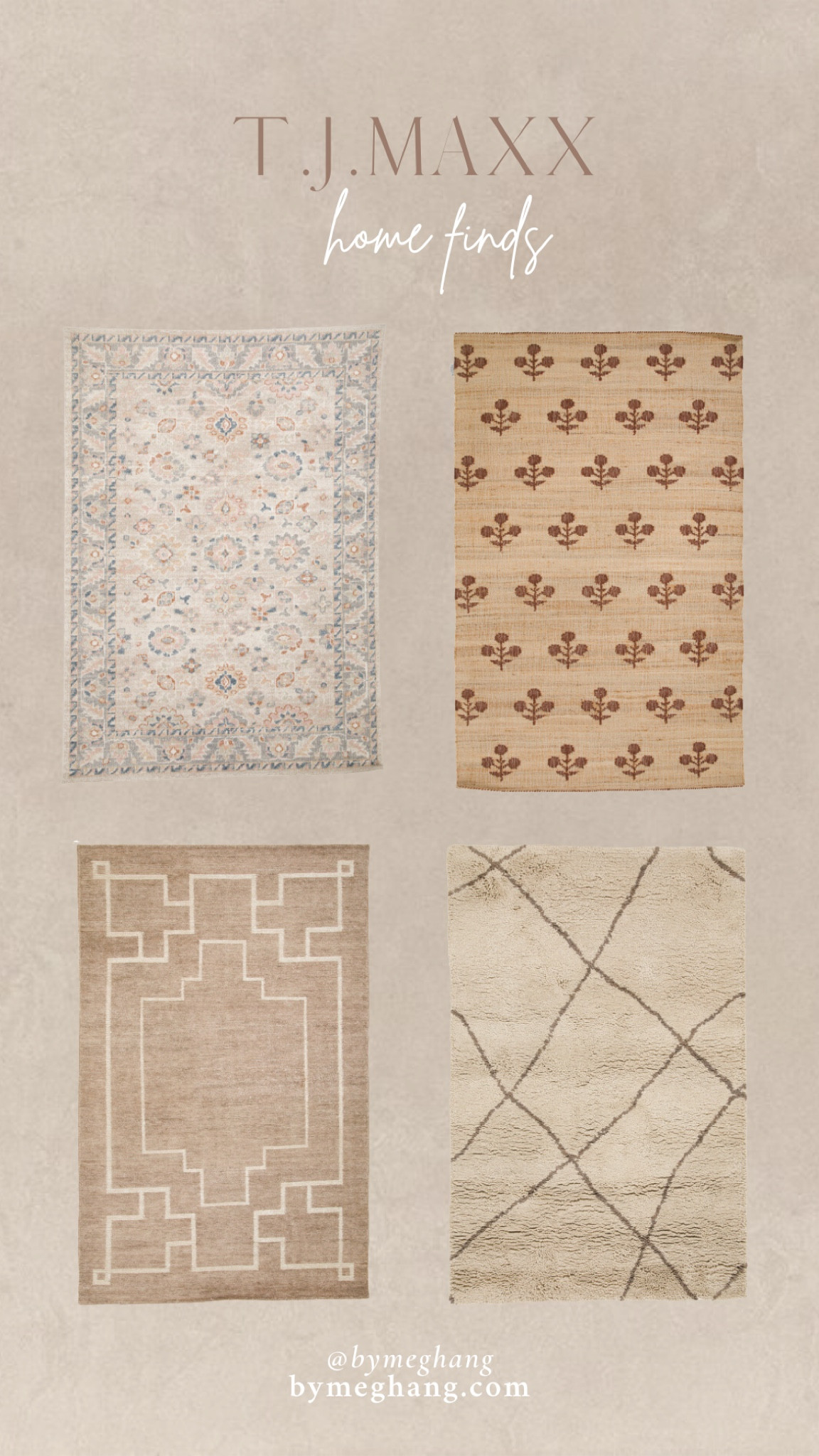 Some of my favorite T.J.Maxx rugs right now! 

#LTKhome #LTKFind