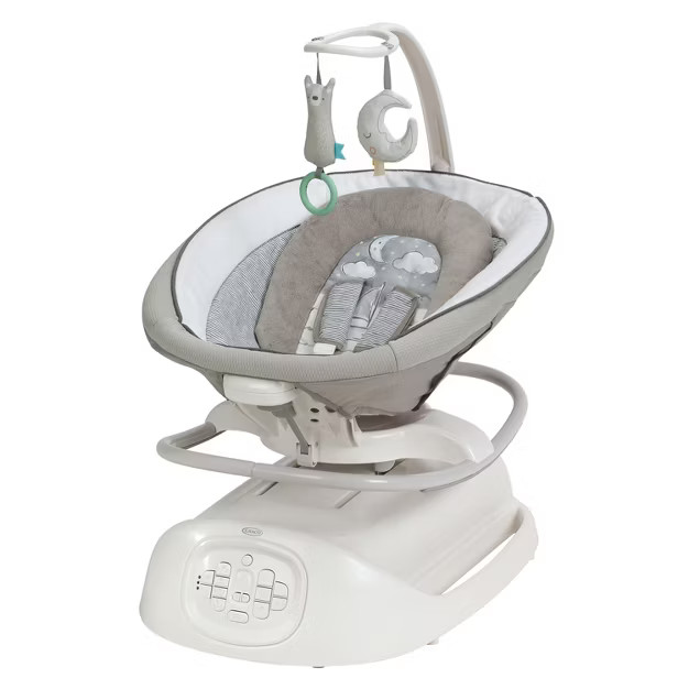 Graco Sense2Soothe Baby Swing with Cry Detection Technology in Sailor - White | Target
