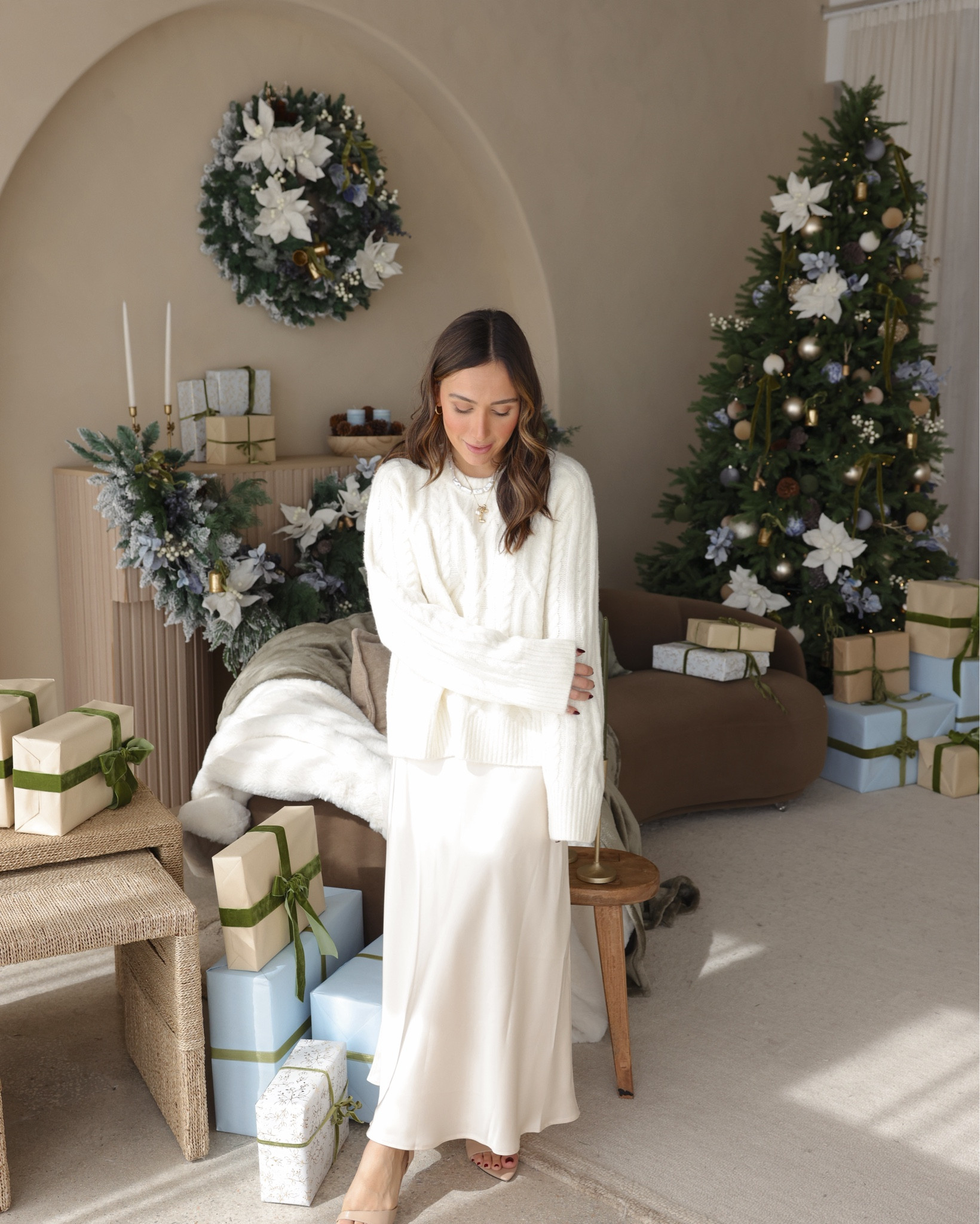 Small sweater and skirt’ 

#LTKootd #LTKHoliday