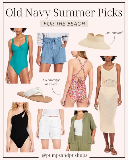 Old Navy Beach Day picks! 🏝️

My sizing:
Tops & dresses: Petite XS
Swim & shorts: XS


#LTKSeasonal #LTKStyleTip #LTKSwim