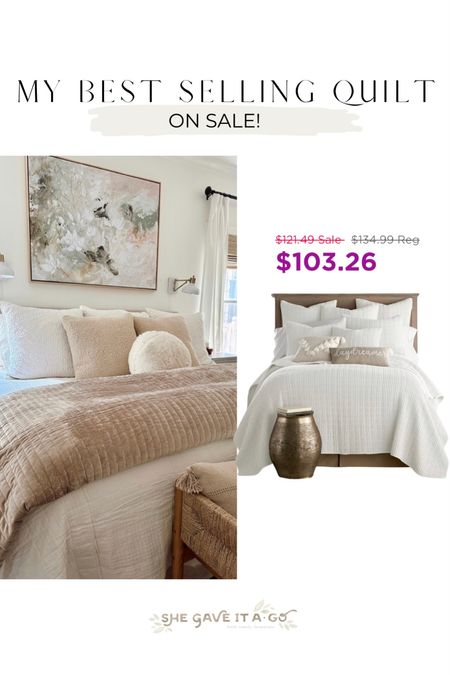 my best selling bedroom quilt on sale at kohls!! 

#LTKSaleAlert #LTKHome