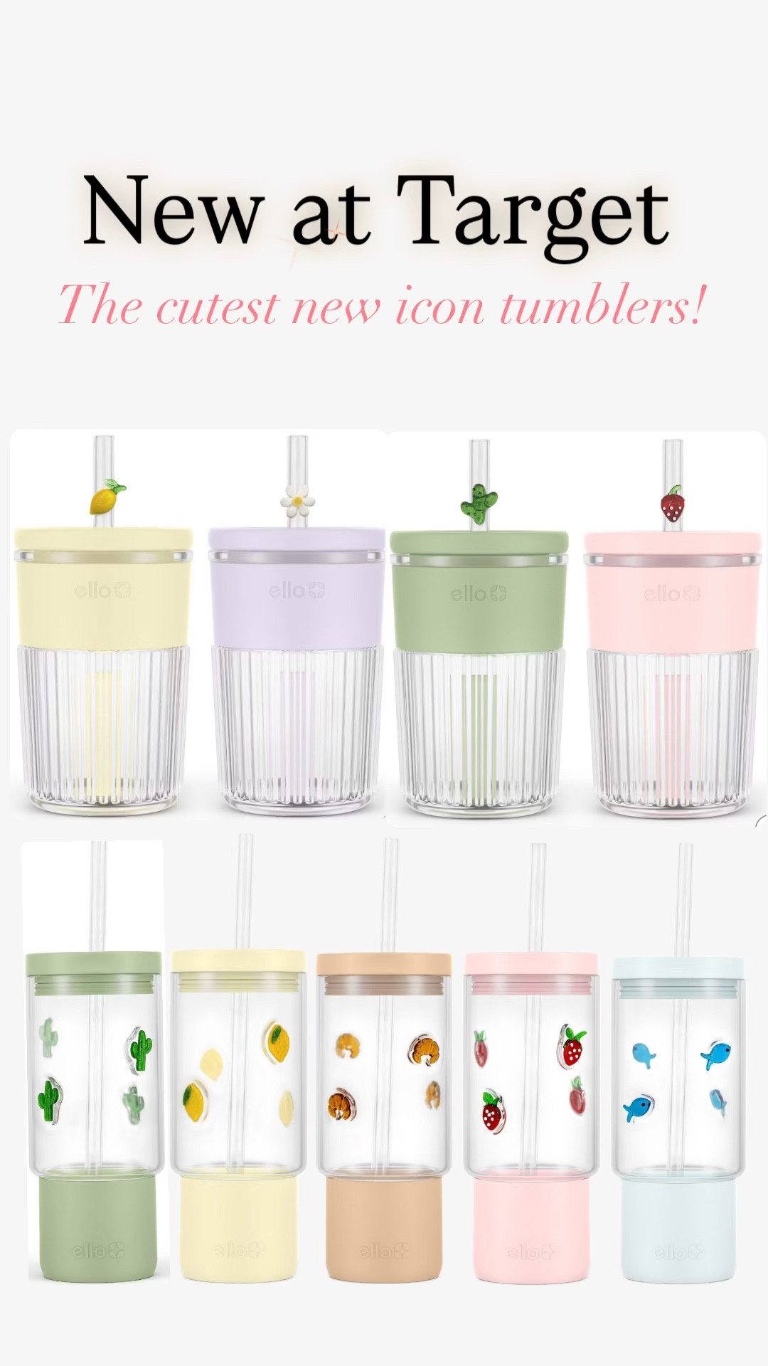 I cannot get over how stinking cute these new glass tumblers are! These would be so cute to add to an Easter basket!


#LTKmomlife #LTKHome #LTKOver40