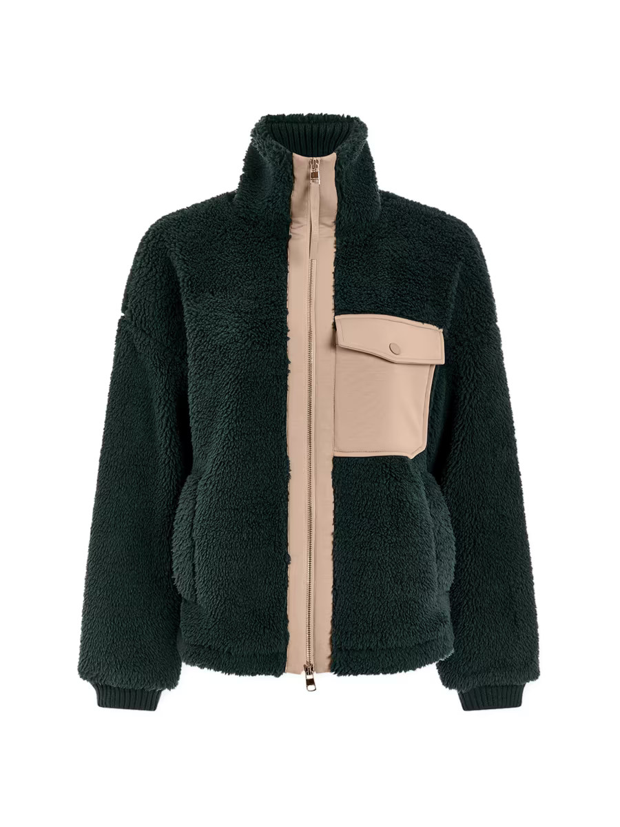 Lowell Colorblocked Sherpa Jacket | Saks Fifth Avenue
