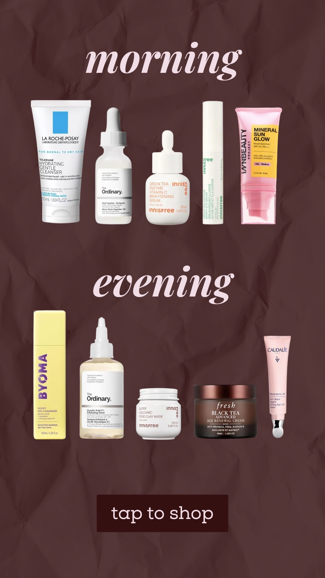 My morning and evening skincare routine 

#LTKGiftGuide #LTKBeauty #LTKSaleAlert