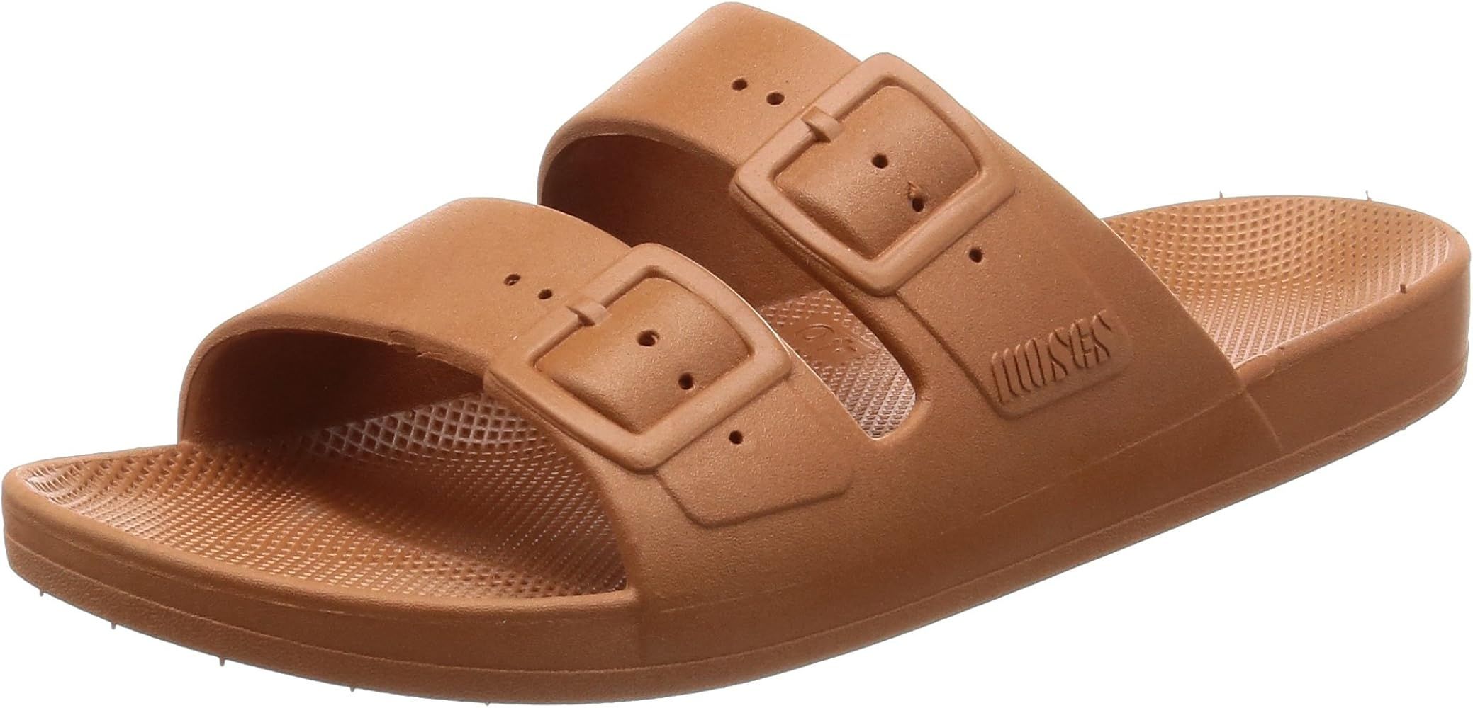 Freedom Moses Women's Moses Two Band Slides | Amazon (US)